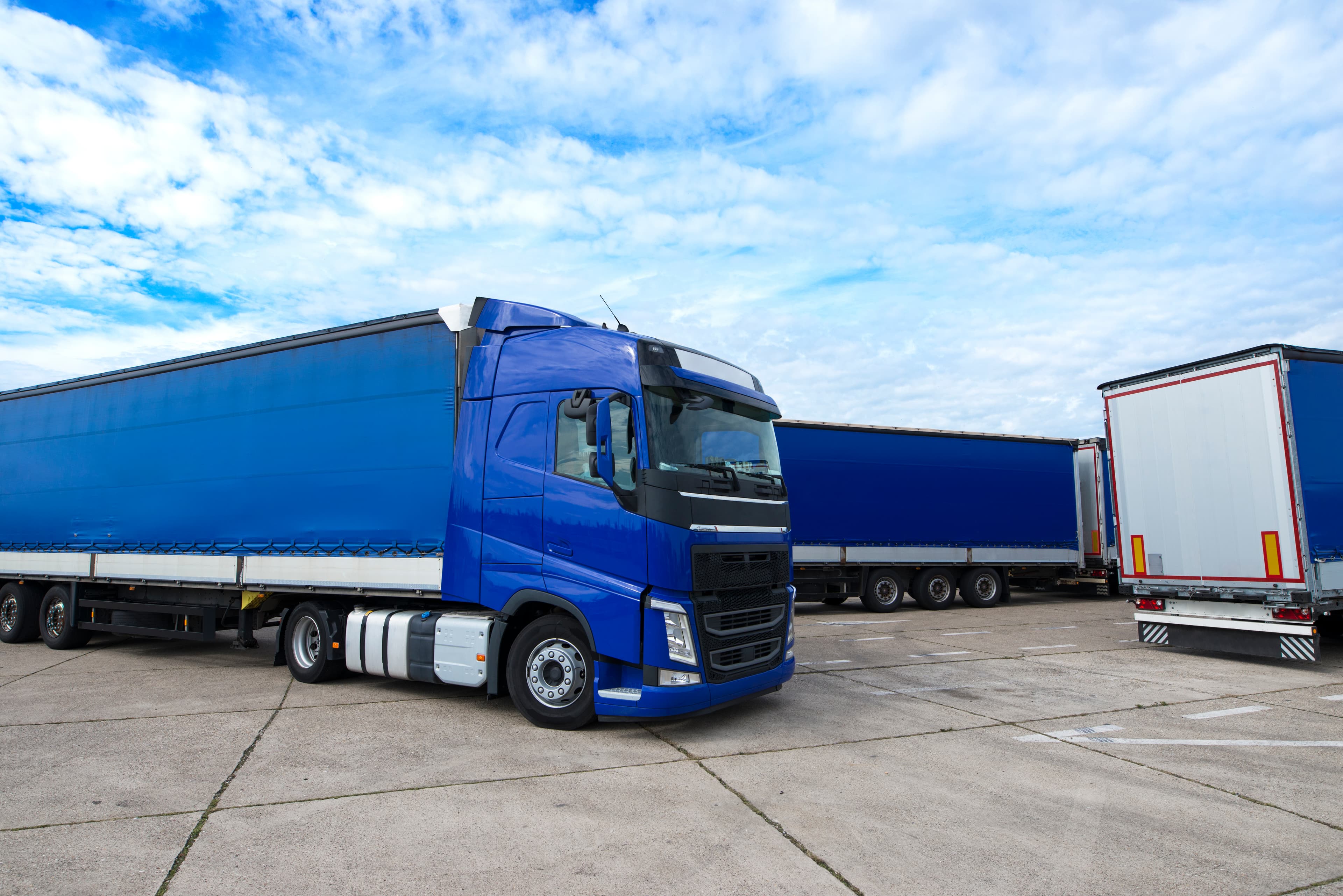 Modern truck fleet